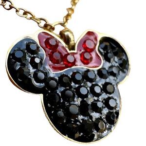 Walt Disney Minnie
Mouse Gold Necklace Pendant